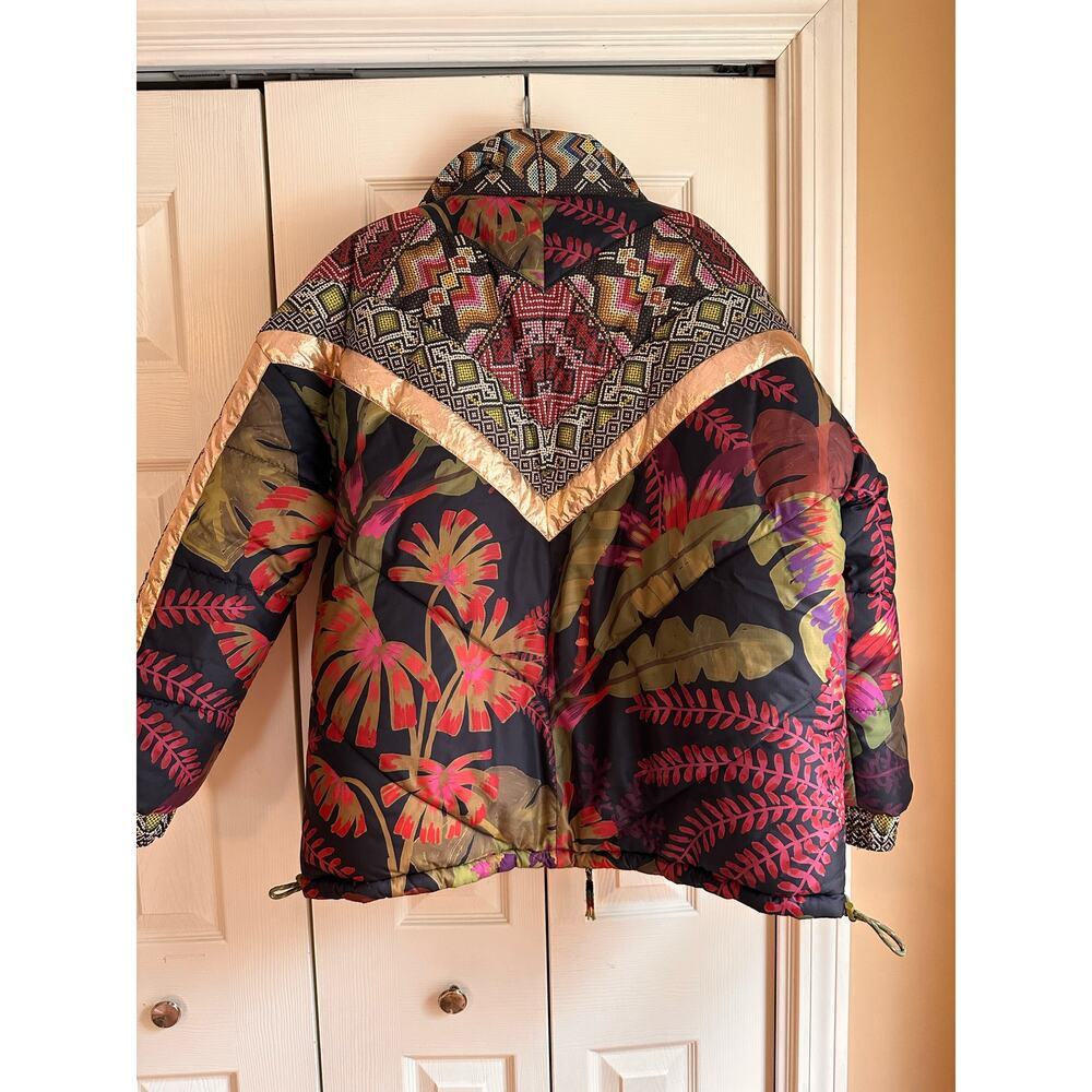 Farm Rio Multicolor Patterned Jacket - image 7